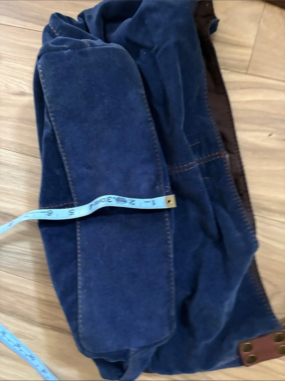 Lucky Brand hobo bag Deep Blue Velvet hardly used 2 inside pockets EXC